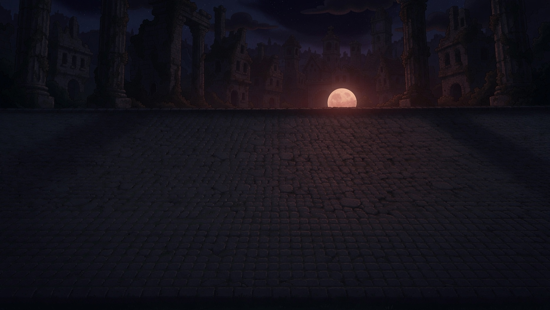 Szene Ruinen, Mond