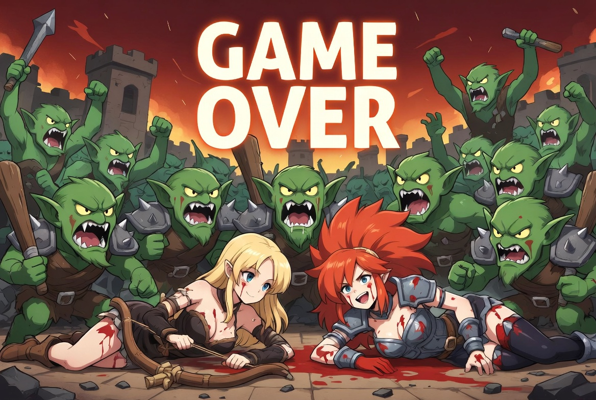 Szene Game Over